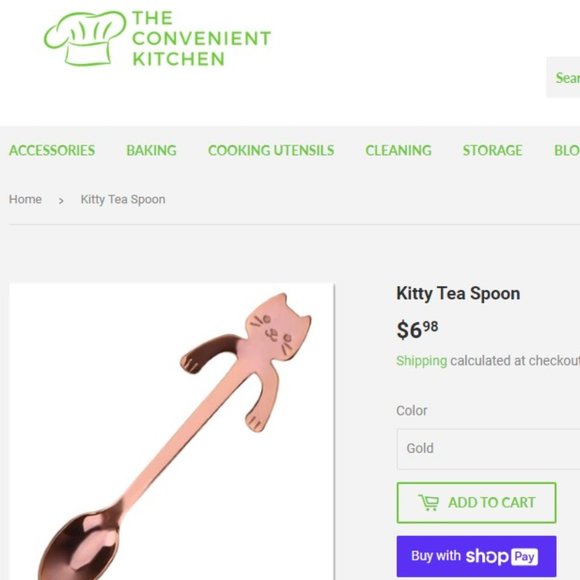 Rose Gold Stainless Steel Cat Spoons - THREE PIECES 🥄🥄🥄 -  NEW! - Picture 9 of 13